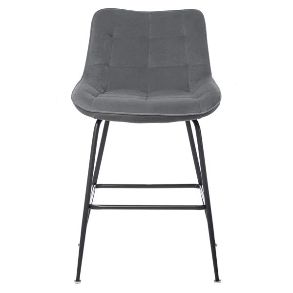 Полубарный стул Vetro Mebel B-140-1 Серый-1