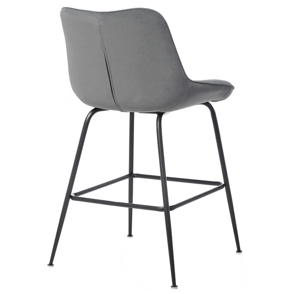 Полубарный стул Vetro Mebel B-140-1 Серый-3