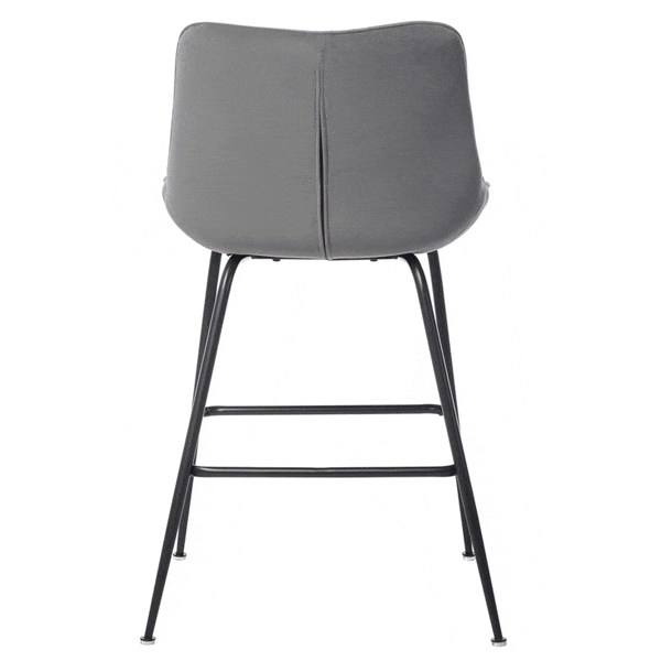 Полубарный стул Vetro Mebel B-140-1 Серый-4