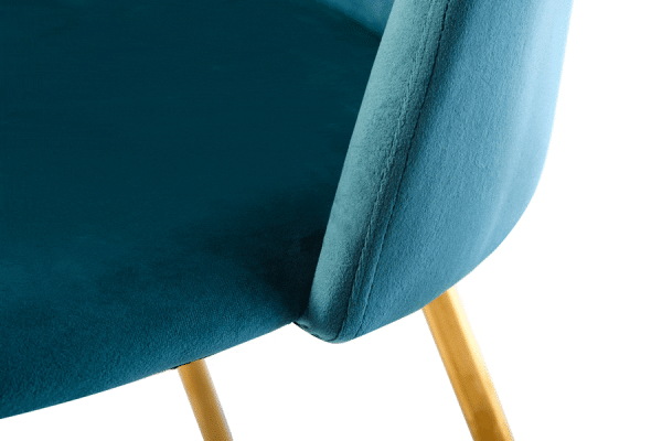 Стілець Vetro Mebel M-12-3 Лазурно-матове золото Велюр-8