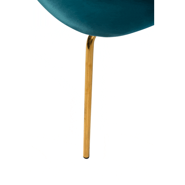 Стілець Vetro Mebel M-12-3 Лазурно-матове золото Велюр-9