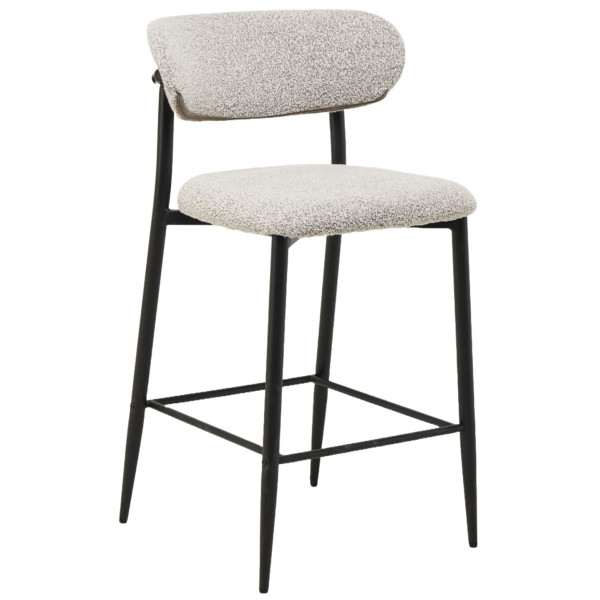 Полубарный стул Vetro Mebel B-160 Натуральный ткань букле-0