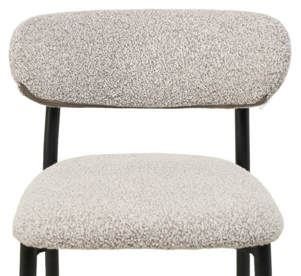 Полубарный стул Vetro Mebel B-160 Натуральный ткань букле-9