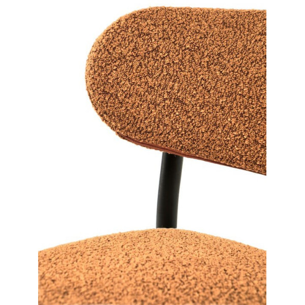 Полубарный стул Vetro Mebel B-160 Горчичный ткань букле-6