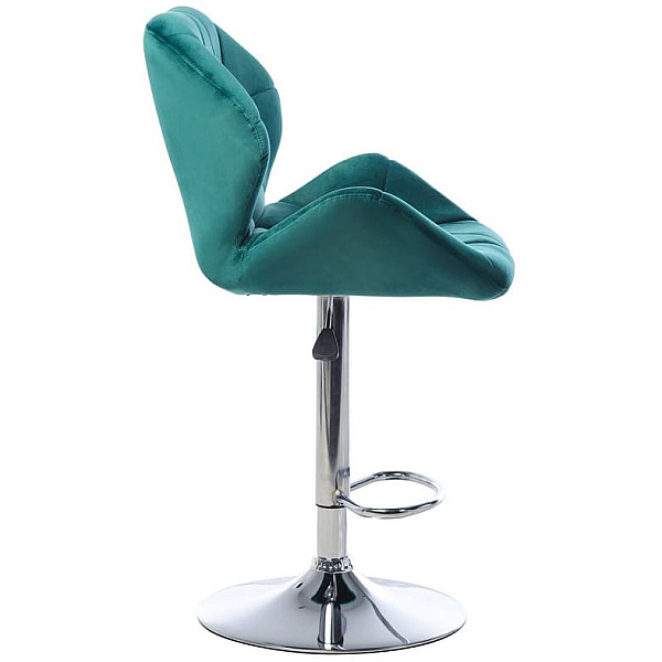 Барный стул Vetro Mebel B-71 Изумрудный велюр-3