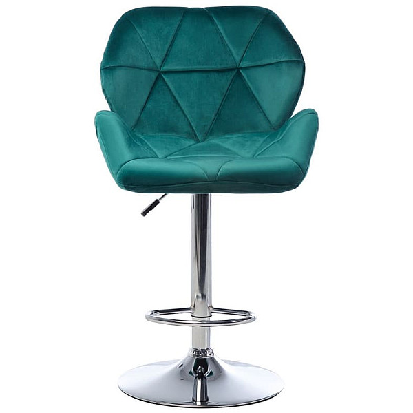 Барный стул Vetro Mebel B-71 Изумрудный велюр-2