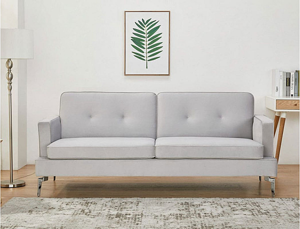 Софа раскладная Vetro Mebel Амели Платиновый-серебро-0