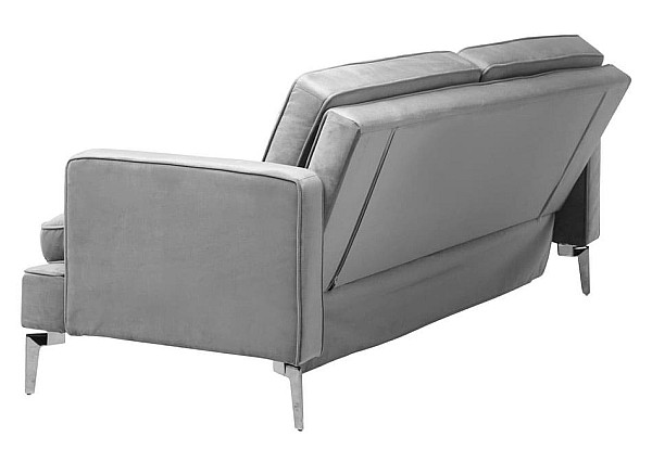 Софа раскладная Vetro Mebel Амели Платиновый-серебро-9