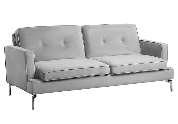 Софа раскладная Vetro Mebel Амели Платиновый-серебро-2