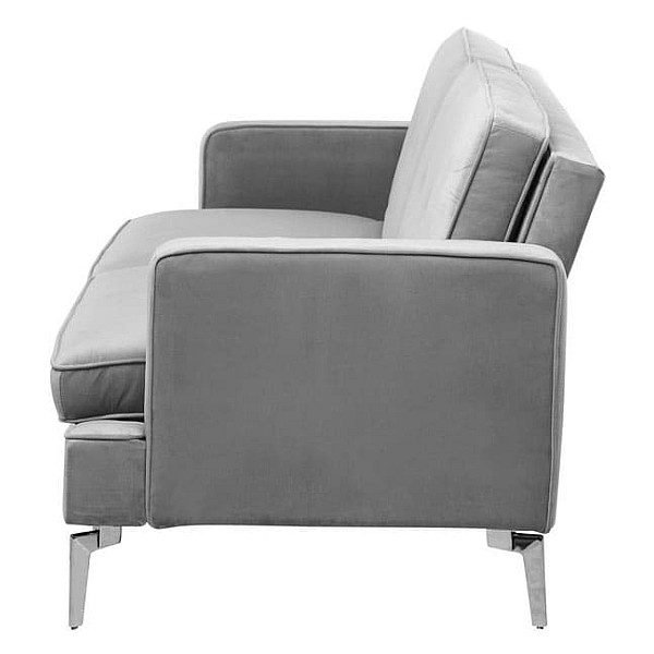 Софа раскладная Vetro Mebel Амели Платиновый-серебро-5