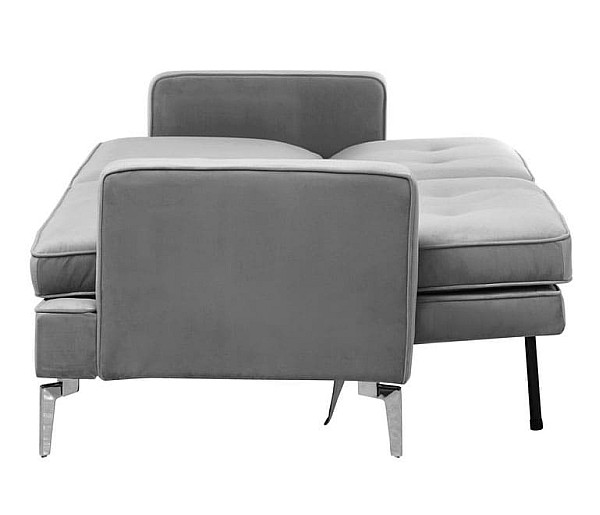 Софа раскладная Vetro Mebel Амели Платиновый-серебро-6