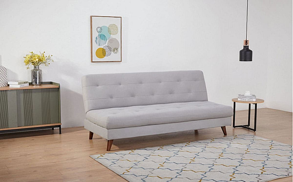 Софа раскладная Vetro Mebel Сантино Серебристый-1