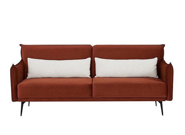 Софа раскладная Vetro Mebel Пачо Терракотовый велюр-1