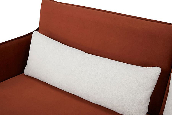 Софа раскладная Vetro Mebel Пачо Терракотовый велюр-7