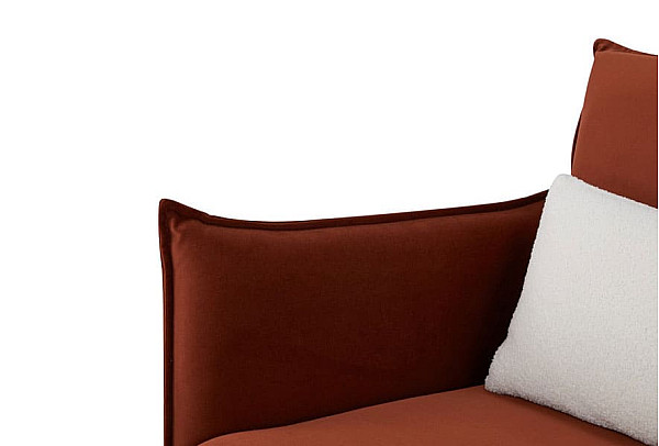 Софа раскладная Vetro Mebel Пачо Терракотовый велюр-6