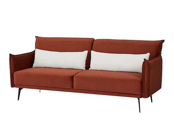 Софа раскладная Vetro Mebel Пачо Терракотовый велюр-0