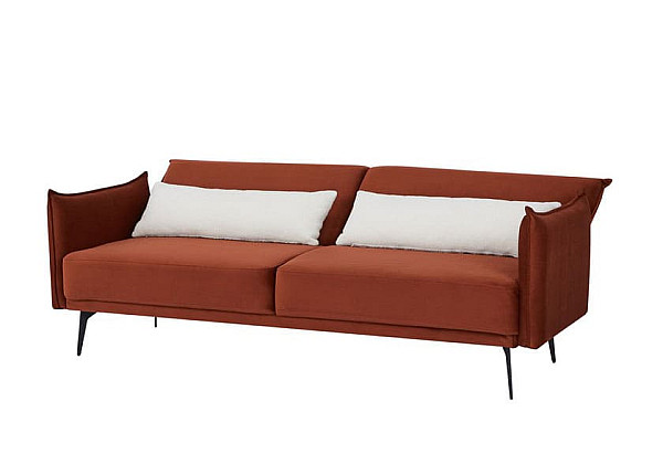 Софа раскладная Vetro Mebel Пачо Терракотовый велюр-2