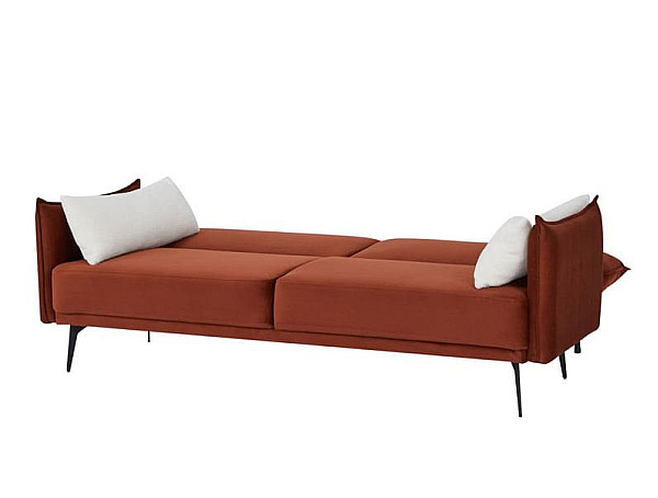 Софа раскладная Vetro Mebel Пачо Терракотовый велюр-4