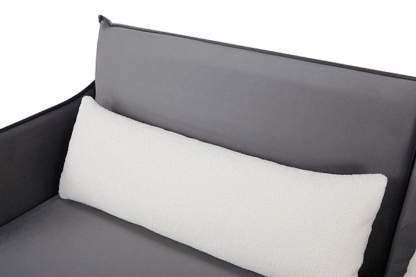 Софа розкладна Vetro Mebel Пачо Вугільний велюр-6