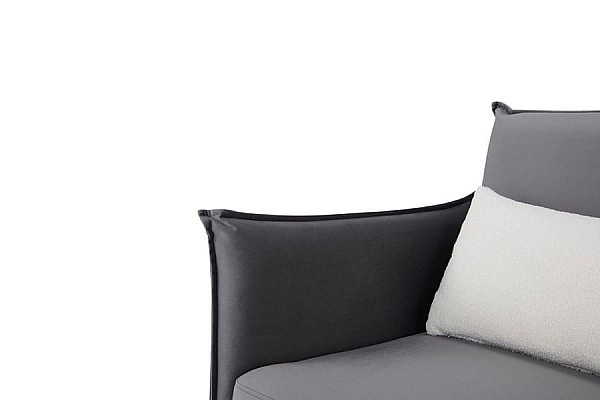 Софа розкладна Vetro Mebel Пачо Вугільний велюр-7