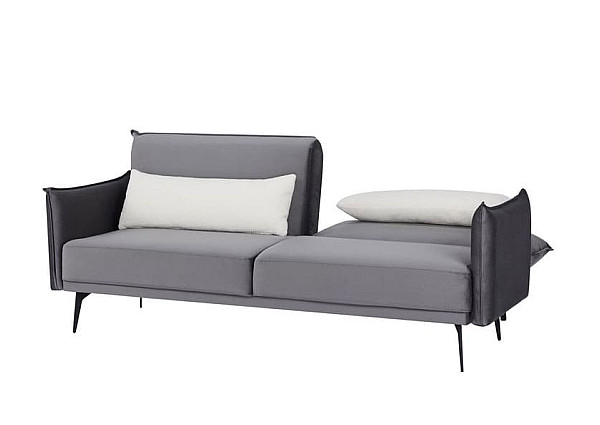 Софа розкладна Vetro Mebel Пачо Вугільний велюр-2