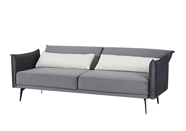 Софа розкладна Vetro Mebel Пачо Вугільний велюр-3