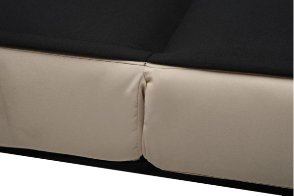 Софа раскладная Vetro Mebel Моррис Черний-белый ткань-14