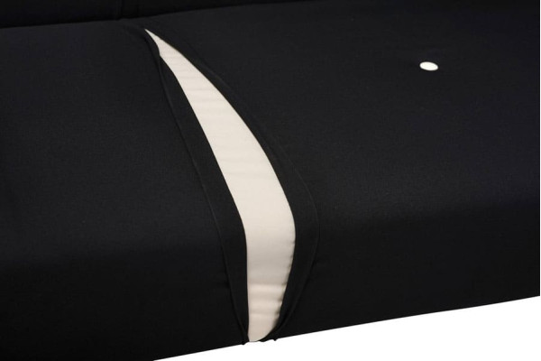 Софа раскладная Vetro Mebel Моррис Черний-белый ткань-11