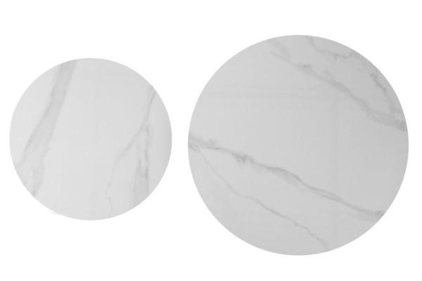 Комплект журнальных столов Vetro Mebel CT-35 Лоренза каса вайт-черный-10