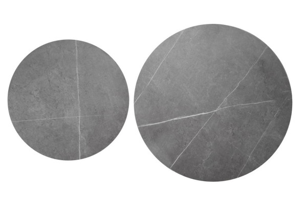 Комплект журнальних столів Vetro Mebel CT-35 Лоренза петра грей-чорний-9