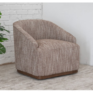 Поворотне крісло Vetro Mebel Тіволі Теплий каштан