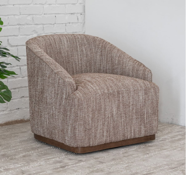 Поворотне крісло Vetro Mebel Тіволі Теплий каштан-0