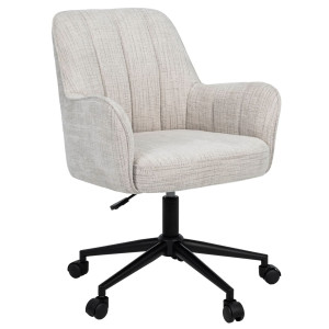 Офісне крісло Vetro Mebel O-10 Кремовий штиль/чорний