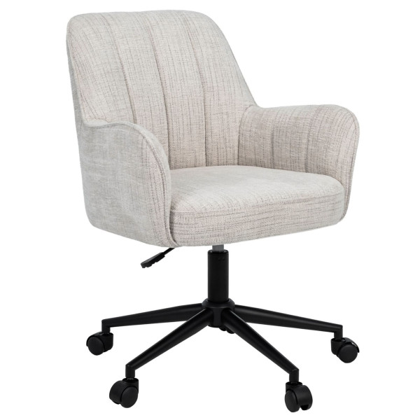 Офісне крісло Vetro Mebel O-10 Кремовий штиль/чорний-0