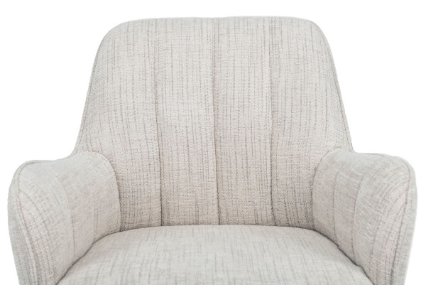 Офісне крісло Vetro Mebel O-10 Кремовий штиль/чорний-9