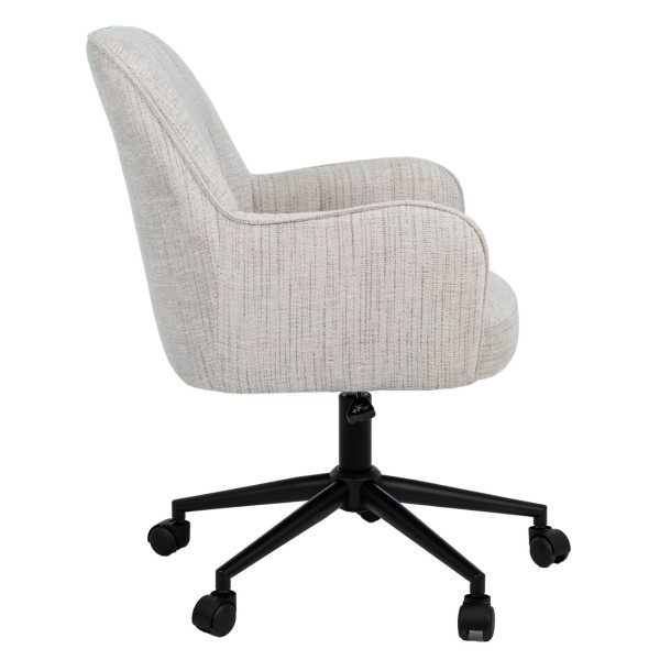 Офісне крісло Vetro Mebel O-10 Кремовий штиль/чорний-4
