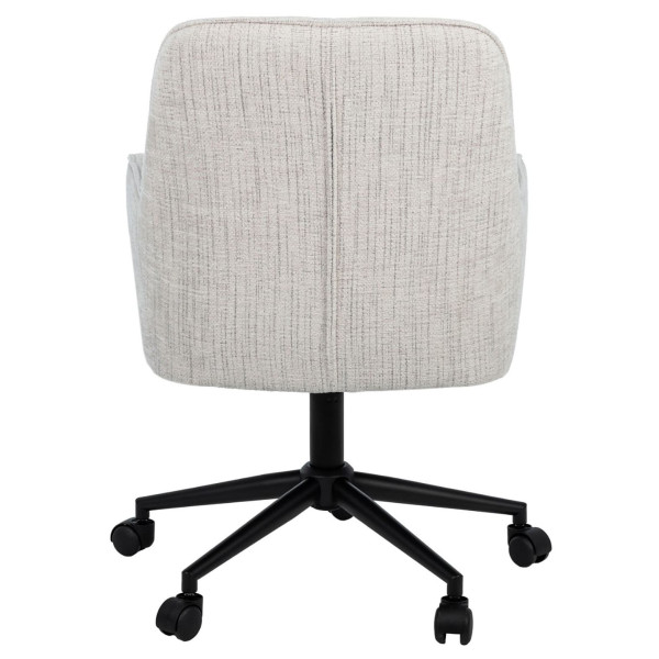 Офісне крісло Vetro Mebel O-10 Кремовий штиль/чорний-7