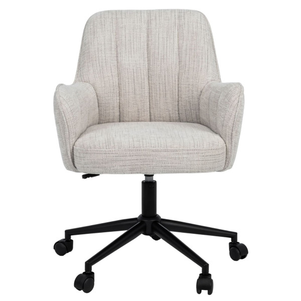 Офісне крісло Vetro Mebel O-10 Кремовий штиль/чорний-2