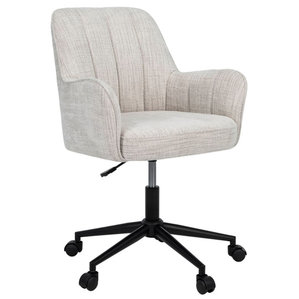 Офісне крісло Vetro Mebel O-10 Кремовий штиль/чорний-1