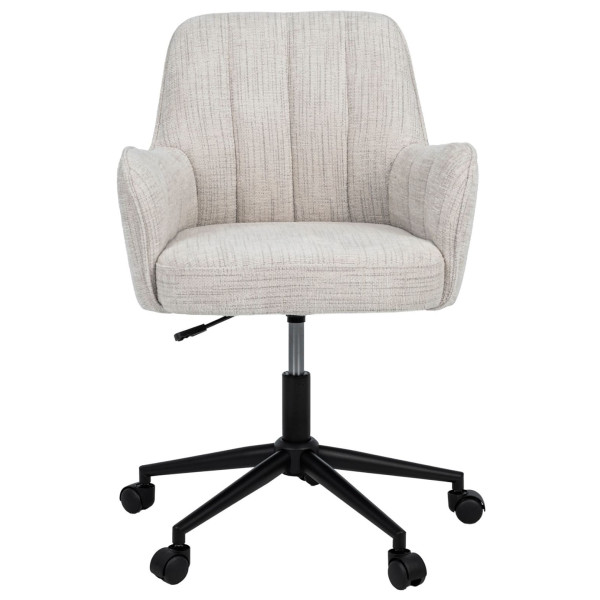 Офісне крісло Vetro Mebel O-10 Кремовий штиль/чорний-3
