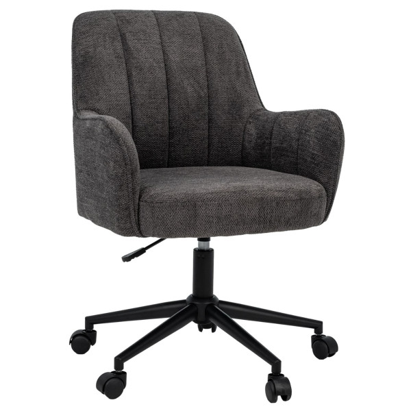 Офісне крісло Vetro Mebel O-10 Темний графіт/чорний-0