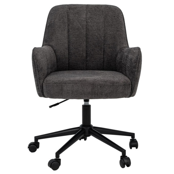 Офісне крісло Vetro Mebel O-10 Темний графіт/чорний-2