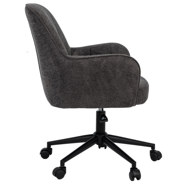 Офісне крісло Vetro Mebel O-10 Темний графіт/чорний-4