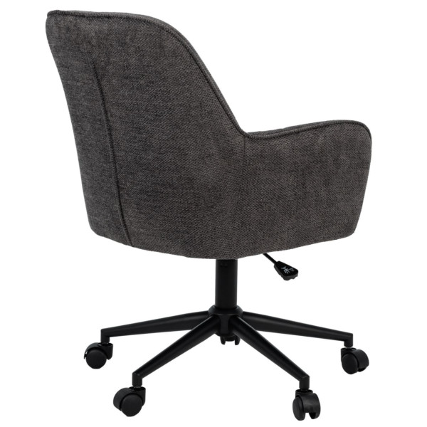 Офісне крісло Vetro Mebel O-10 Темний графіт/чорний-5