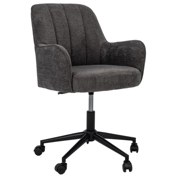 Офісне крісло Vetro Mebel O-10 Темний графіт/чорний-1