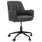 Офісне крісло Vetro Mebel O-10 Темний графіт/чорний-1-thumb