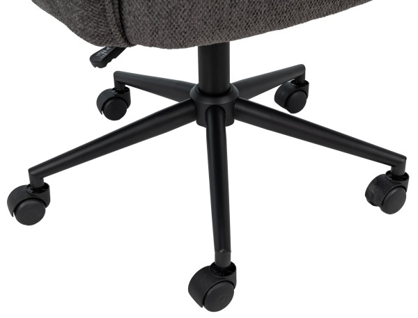 Офісне крісло Vetro Mebel O-10 Темний графіт/чорний-12