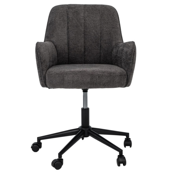 Офісне крісло Vetro Mebel O-10 Темний графіт/чорний-3