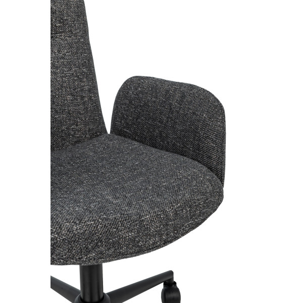 Офісне крісло Vetro Mebel O-15 Сірий маренго/чорний-10
