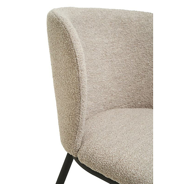 Стілець Vetro Mebel M-140 Білий пісок Тканина Букле-14